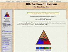 Tablet Screenshot of 8th-armored.org